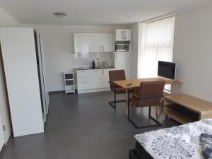 Köök või kööginurk majutusasutuses Schönes Studio in Arbon am Bodensee Neu Klimatisiert !
