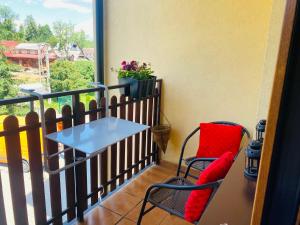 Balkon lub taras w obiekcie Cichy Kącik