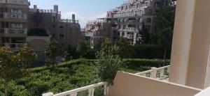 a view of a city with tall buildings at La Mer Residence in Golden Sands