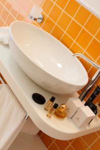 Kúpeľňa v ubytovaní Janas Hotel