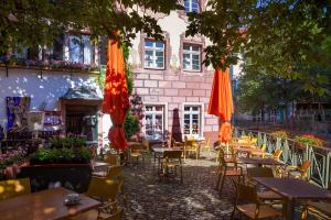 En restaurang eller annat matställe på Hotel & Restaurant Sichelschmiede