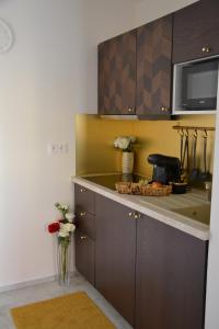 Kuchyňa alebo kuchynka v ubytovaní Apartmany u Polanských Lednice