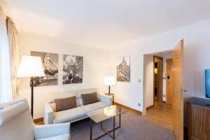 Khu vực ghế ngồi tại Hotel Europäischer Hof Hamburg