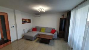 Posezení v ubytování Mandula Apartmanok