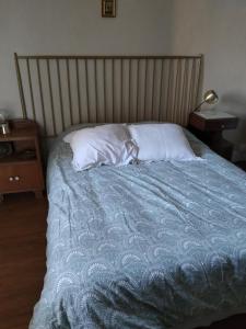 Postel nebo postele na pokoji v ubytování Gîte Moishan