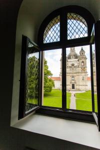 Zahrada ubytování Monte Pacis Hotel In Pažaislis