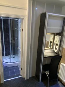 A bathroom at The Brighton 