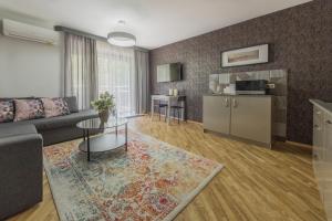 Køkken eller tekøkken på Taikos hill apartament