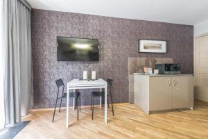 Køkken eller tekøkken på Taikos hill apartament