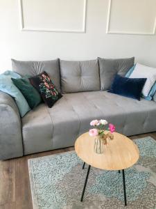 Część wypoczynkowa w obiekcie Apartament Flauta