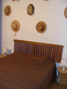 Postel nebo postele na pokoji v ubytování Gîte Les vignes