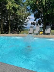 Bazén v ubytování Villa Bialka & Spa nebo v jeho okolí