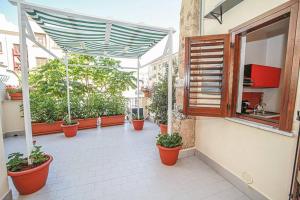 Vonkajšia záhrada v ubytovaní Appartamento con terrazza al centro storico.