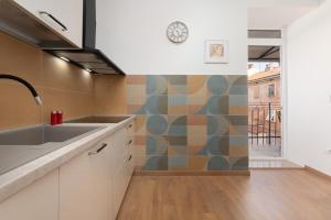 Kuchyň nebo kuchyňský kout v ubytování Polesana Rooms