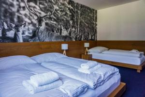 Postel nebo postele na pokoji v ubytování Apartmány Sport & Ski