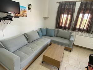 Posezení v ubytování Caryatis Ntoridis Studios & Apartments in Afitos