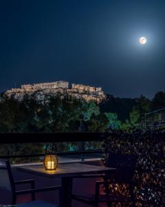 Balkón nebo terasa v ubytování Acropolis Vision