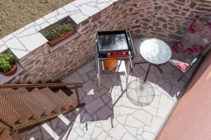 Balkón nebo terasa v ubytování Apartment Grafulin