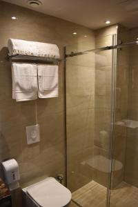 Koupelna v ubytování Giulia Albérgo Hotel