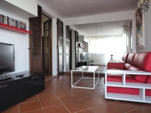 TV a/nebo společenská místnost v ubytování VILLA ISELLA