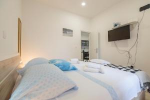 Postel nebo postele na pokoji v ubytování Apartment Eša