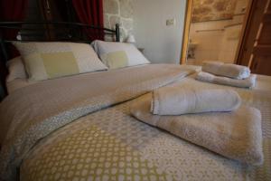 Postel nebo postele na pokoji v ubytování Cottage Sammon