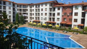 The swimming pool at or close to 3 Room Family Apartment with Pool View (4 min. away from the Sea)