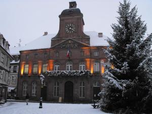 Hôtel d'Alsace v zimě