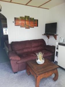 Μια τηλεόραση ή/και κέντρο ψυχαγωγίας στο Bungalow in strandnähe