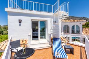 Balkon lub taras w obiekcie Casa Media Luna, Mijas Malaga