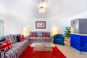 Część wypoczynkowa w obiekcie Casa Media Luna, Mijas Malaga
