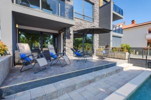 Bazén v ubytování Apartment Monika with private pool in Porec nebo v jeho okolí