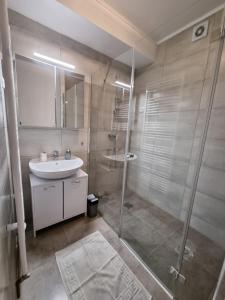 Kúpeľňa v ubytovaní Apartman Nataly