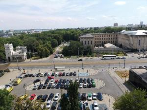 Výhľad na mesto Varšava alebo výhľad na mesto priamo z apartmánu