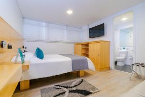 Katil atau katil-katil dalam bilik di YVM Hotel Kafir