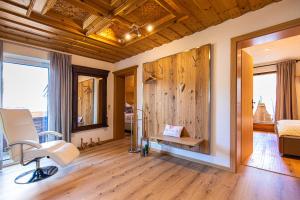 Posteľ alebo postele v izbe v ubytovaní Holiday im Gästehaus Warter in Altenmarkt