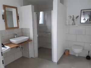 Koupelna v ubytování Appartement FreiRaum