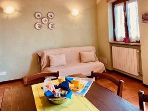 Posezení v ubytování Cascina Stralla