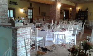 Restaurace v ubytování Cascina Stralla