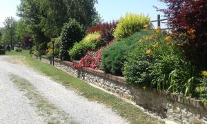 Zahrada ubytování Cascina Stralla