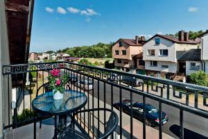 Balkón nebo terasa v ubytování Kwatery Prywatne am Meer