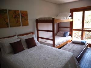Residencial Franzen tesisinde bir ranza yatağı veya ranza yatakları
