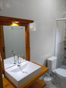 Koupelna v ubytování Residencial Franzen + 37 fotografií