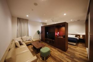 Posezení v ubytování ZONK HOTEL Hakata