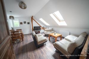 Kuchyňa alebo kuchynka v ubytovaní Apartmány na Šumavě