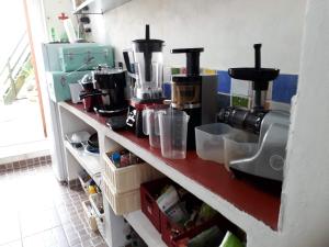 Príslušenstvo na prípravu kávy alebo čaju v ubytovaní maison vue sur la mer casamore