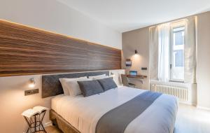 Postel nebo postele na pokoji v ubytování Aiello Hotels - Centrale