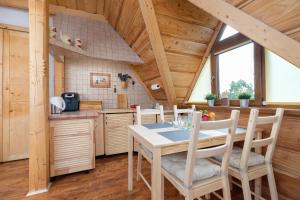 Kuchyňa alebo kuchynka v ubytovaní Studio Mocarni Mountain View Koscielisko by Noclegi Renters
