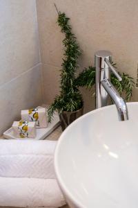 Phòng tắm tại Villa Borgo Duino