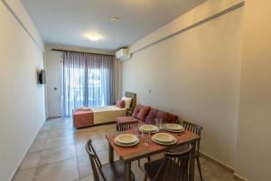 Posezení v ubytování AURA APARTMENTS